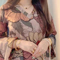 SF - 398 Premium Printed 3 Pc Stitched Suit