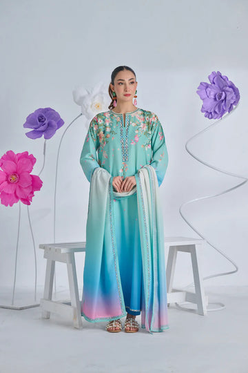 SF - 396 Premium Printed 2 Pc Stitched Suit